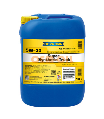 Моторное масло RAVENOL Super Synthetic Truck SAE 5W-30 (10л)