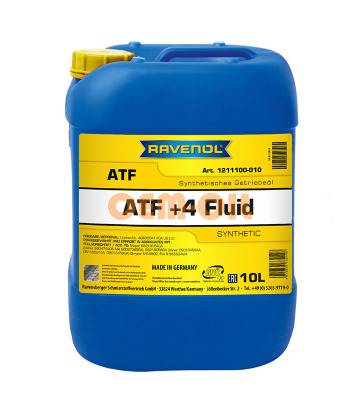 Трансмиссионное масло RAVENOL ATF+4 Fluid (10л) new