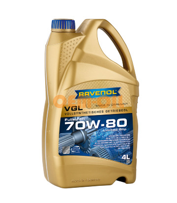 Трансмиссионное масло RAVENOL VGL SAE 70W-80 (4л)
